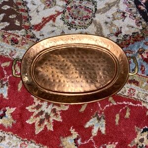 Old Dutch Copper Tray Platter